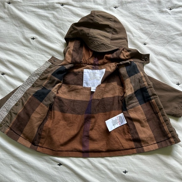 Burberry All Weather Windbreaker Winter Jacket - Picture 5 of 5